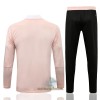 Juventus Trainings Sweatshirt Pak Quarter-zip 2021-22 Roze - Heren